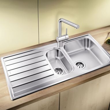 BLANCO Мойка врезная для кухни LIVIT 6 S оборотная полированная (514796)